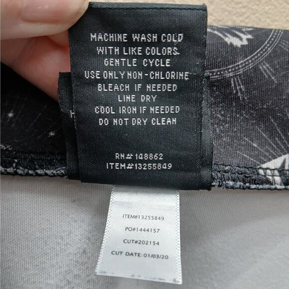 Torrid × Harry Potter Scuba Hogwarts House Icons Mini Skater Skirt Black 0 Large - Picture 7 of 7